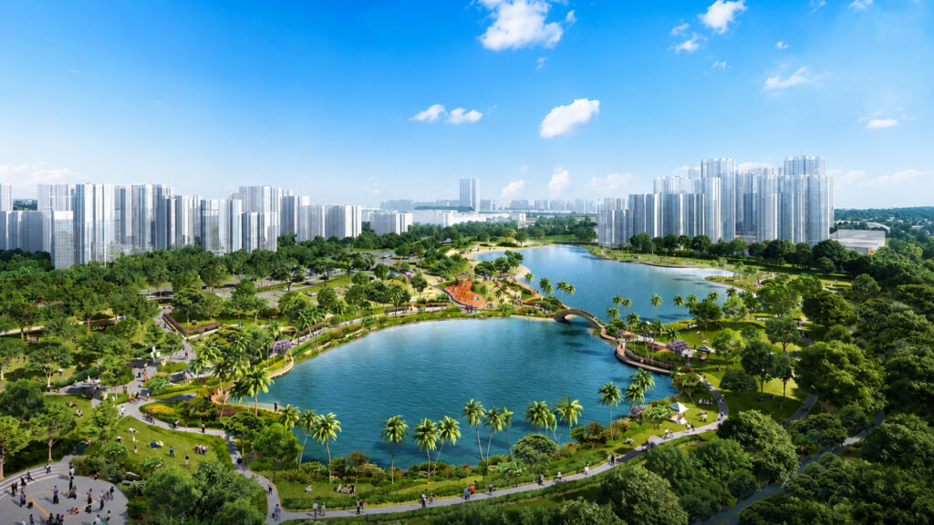 Mặt bằng phân khu Vin Hóc Môn